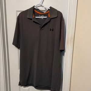 Under Armour Men's Dark Gray Polo Shirt